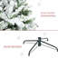 Arbre de Noël artificiel enneigé 9 pi avec branches réalistes