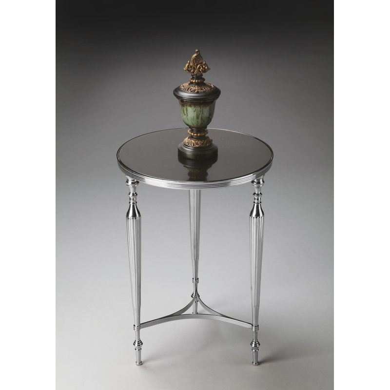  C 16,25 po Ciara W Table d'appoint ronde en verre et métal multicolore