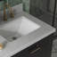 Meuble-lavabo double rectangulaire à chevrons de 66 po avec comptoir en quartz blanc Carrara blanc-311013245-311013246