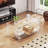 Coffee Table With Storage Shelf,Rectangle Living Room 2-Tier Center Table For Small Spaces (Rectangle, Nomal)-644448276
