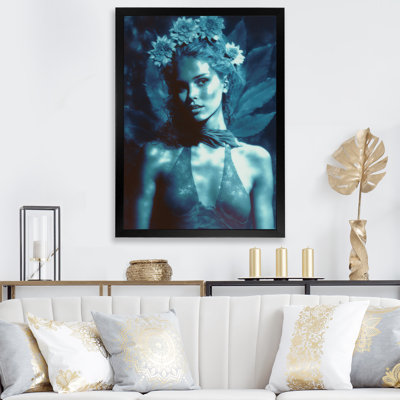 «Ellexis Vintage Model In Retro Blue III», reproduction sur toile