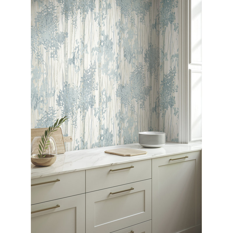 Papier peint Aspen Grove, Bleu