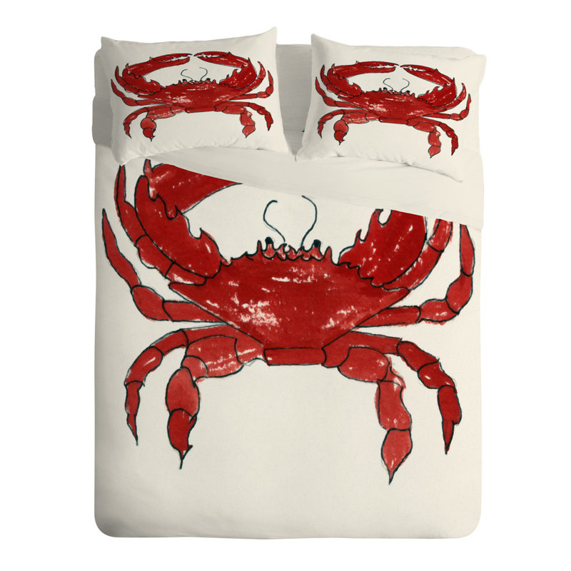 Taie d’oreiller crabe Laura Trevey, Très grand