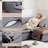 142.8" Modular Sectional Sofa 6 Piece Chenille Deep Seat Cloud Corner Couch With Reversible Ottomans & Pillows-339952821