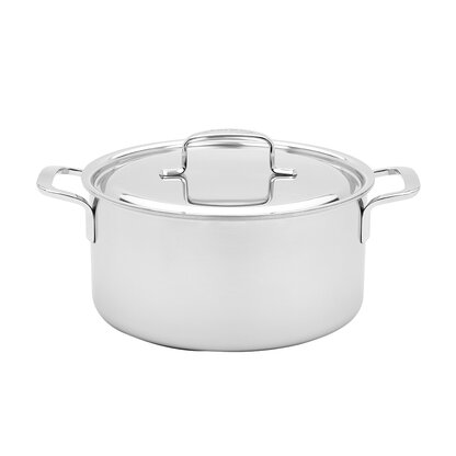 Demeyere 5-Plus 5.5-Quart Stainless Steel Dutch Oven