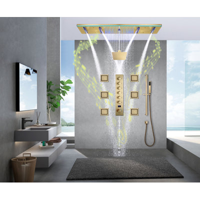 47"in Complete Led Music Shower System