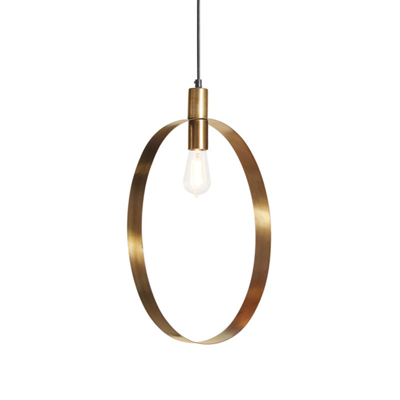 Luminaire suspendu géométrique simple à 1 lumière