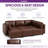 100% Customizable Modular Modular Sofa,Convertible Shapes, Storage & Sleeper Function, Tool-Free Interlocking Sectional-309540686