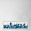 Blue Foggy Forest - Single Picture Frame Panoramic Painting-1326702132