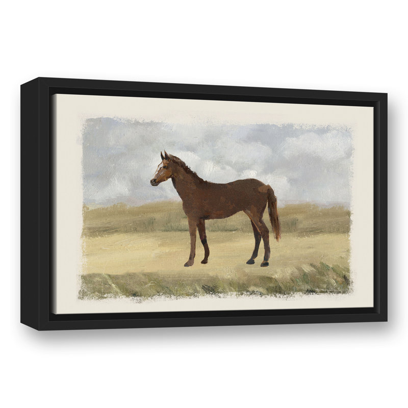 Cheval rétro, H 13,75 po x l 19,75 po
