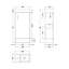Vault 400mm Bathroom Vanity with Integrated Ceramic Basin-1101306073
