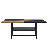 71" Dining Table With Storage Shelf