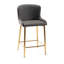 Mireille Upholstered Adjustable Height Counter Stool with Metal Frame-85067989-85067988