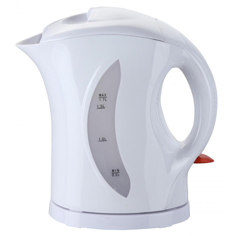 Brentwood Appliances 1,7 pte Bouilloire électrique en plastique, blanc
