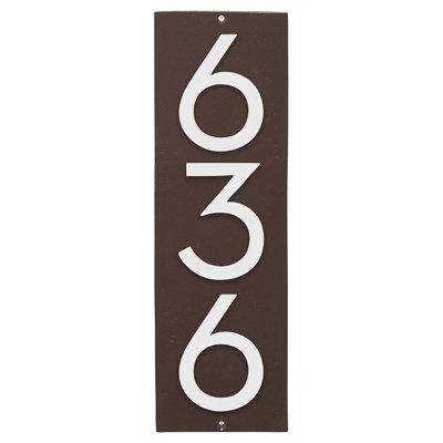 1-Line Wall Address Plaque