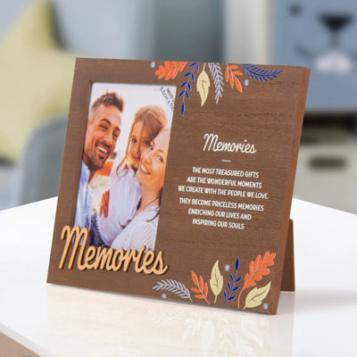 Hazella Tan Solid + Manufactured Wood Picture Frame