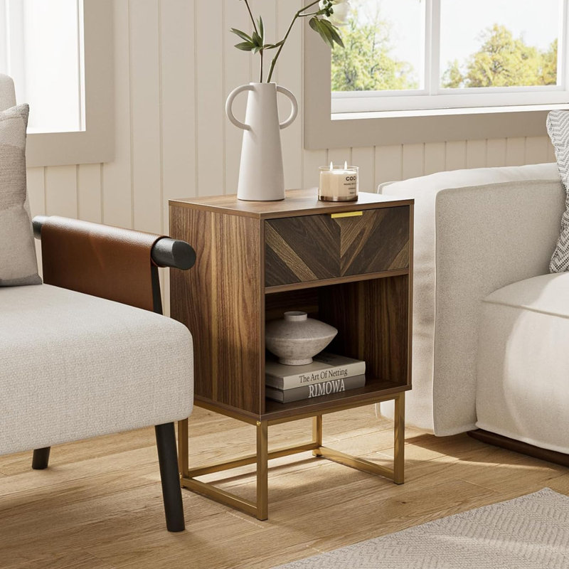 Bercher 40cm W Bedside Table