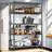 Heavy Duty Storage Shelves, Tier Wire Shelving Unit With Wheels, Commercial Adjustable Metal Shelves For Storage, Garage Rack Pantry Shelves Kitchen Shelving-1179369838-1199877261