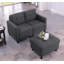 Causeuse rembourrée 55,1 po Montray-2145509429