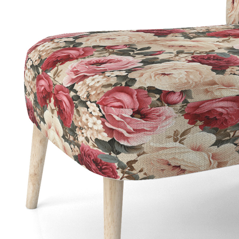 Chaise d'appoint rembourrée Cottage Vintage