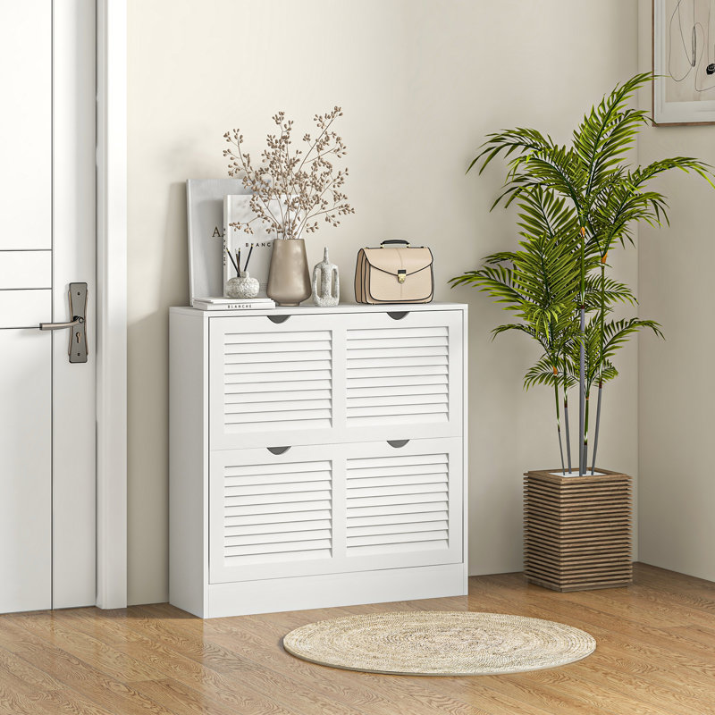 16 - Pair Shoe Storage Bench