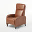 Fauteuil inclinable manuel standard en similicuir Agamjot-15807913
