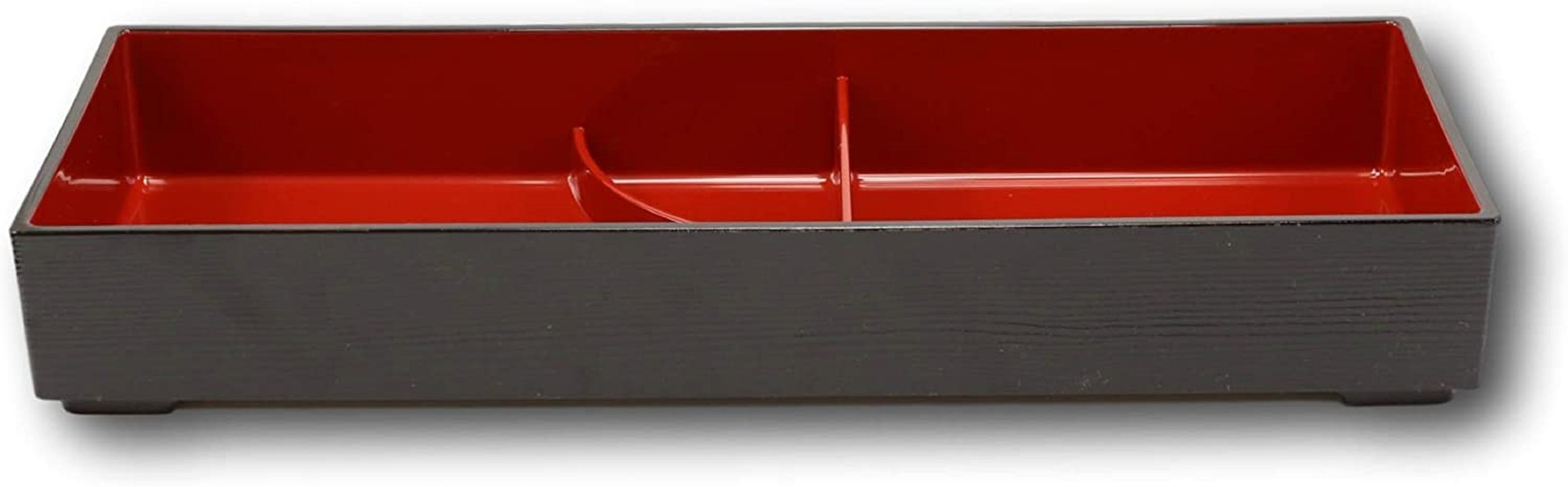 Greentainer Lot de 3 plateaux de service en plastique avec couvercles