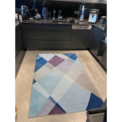Tapis d'intérieur / extérieur multicolore en polypropylène tissé à la machine Kiko