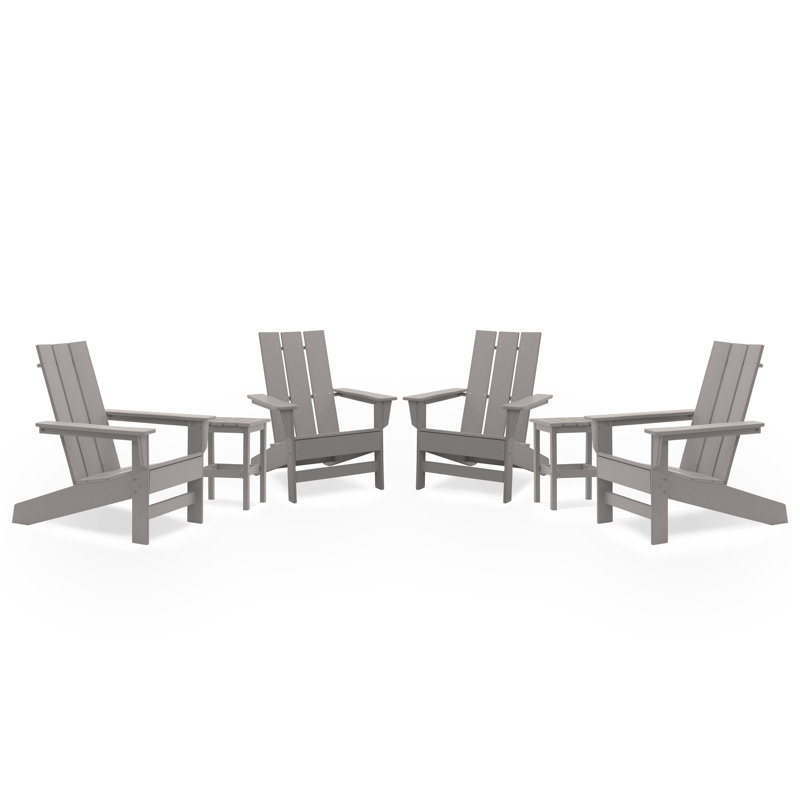 Ratcliff 4 - Person Patio Conversation Set, Light Gray
