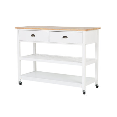 Margaux Solid Wood Top Kitchen Island