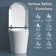 Tankless Smart Toilet Bidet, 1.28 GPF Water Efficient Elongated Bidet Toilet with Auto/Blackout Flush, Heated Seat, Warm Wash, Warm Air Dryer