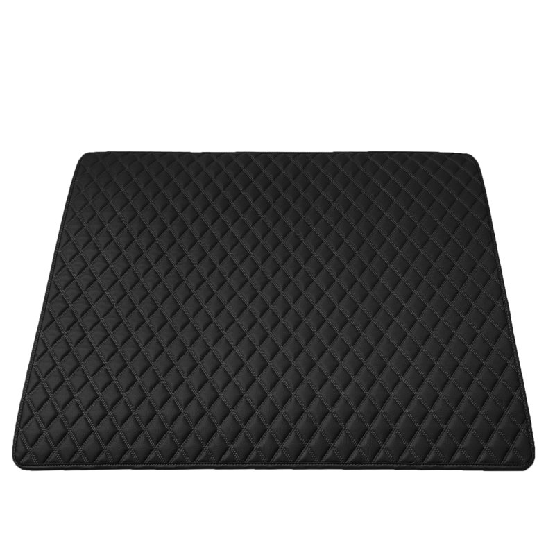 Odoms Non-Slip Door Mat, Black, 46" L x 40" W