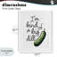 Kind Of A Big Dill Pickle, impression sous verre, design par Susan Ball-431345882-431345881
