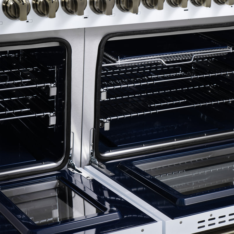 Cuisinière à gaz autoportante Massimo 48, Blanc
