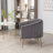 Mariantonietta Velvet Barrel Chair-63325010