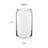 Libbey Classic Can Tumbler Glasses, 16-ounce