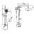Wall-Mounted Shower System with 3-Function Adjustable Handheld and Rain Shower Head-129577856