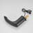 Automatic Sensor Touchless Single Hole Low Arc Deck Mount Bathroom Faucet With Deck Plate & Pop Up Drain In Matte Black