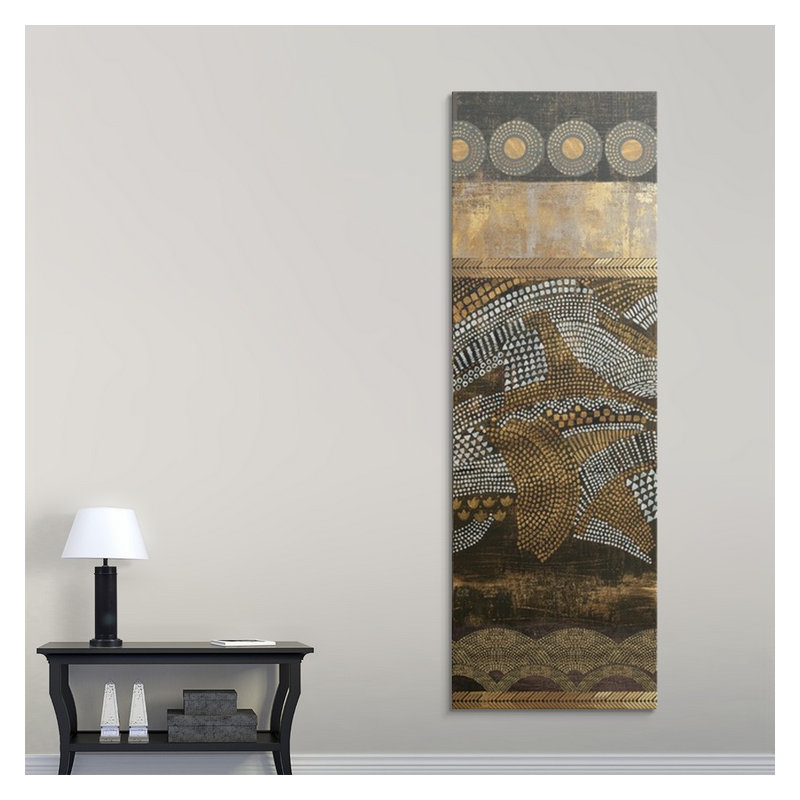 « art nouveau ii », impression Tom Reeves, H 60 po x l 20 po x P 1,5 po, Toile