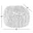 Saxx 3 Foot Kids Bean Bag Chair - Plush Faux Fur - Fun Colors-172193682
