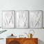 ABSTRACT Series DCCCLI - Impression encadrée sur mesure de qualité supérieure - 3 pièces-1928658328