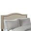 Tête de lit tapissier - Grand, revêtement, ornement clouté en cuivre élégant pour garniture de grand lit, base en contreplaqué, structure stable-121015442