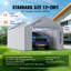 VEVOR Grey Plastic Roof for Shade Sail