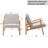 Banan Boucle Upholstered Armchair-1529880006