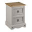Upstream 2 Drawer Bedside Table Solid Wood