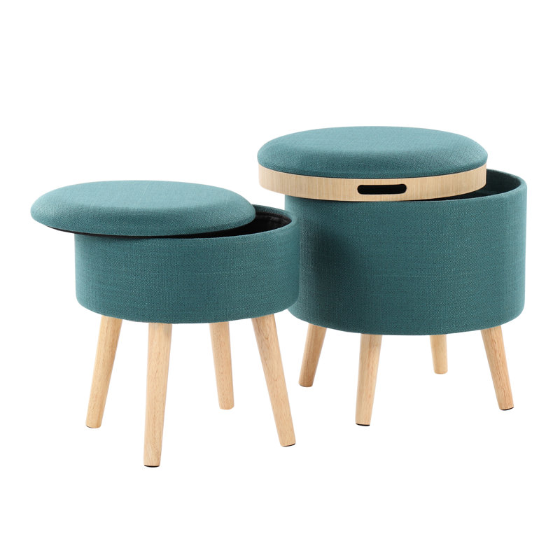 Banc de rangement en tissu Kouta