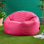 icon Adult Classic Beanbag Outdoor Waterproof Bean bags Ready Filled - Black, 2 Pack-2139407848