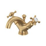 Edwardian Single hole faucet Bathroom Faucet with Drain Assembly