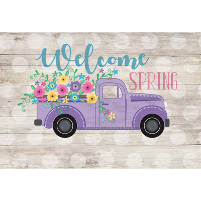 Zhane Polka Dots Outdoor Doormat