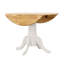 Table de salle à manger ronde avec abattant